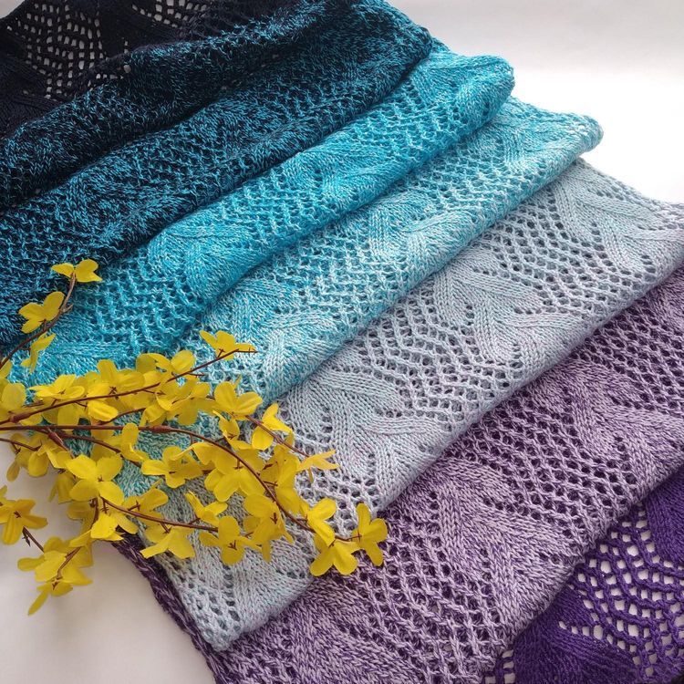 Пряжа YarnArt Flowers (251), мультиколор, 5 шт. по 250 г — картинка 3