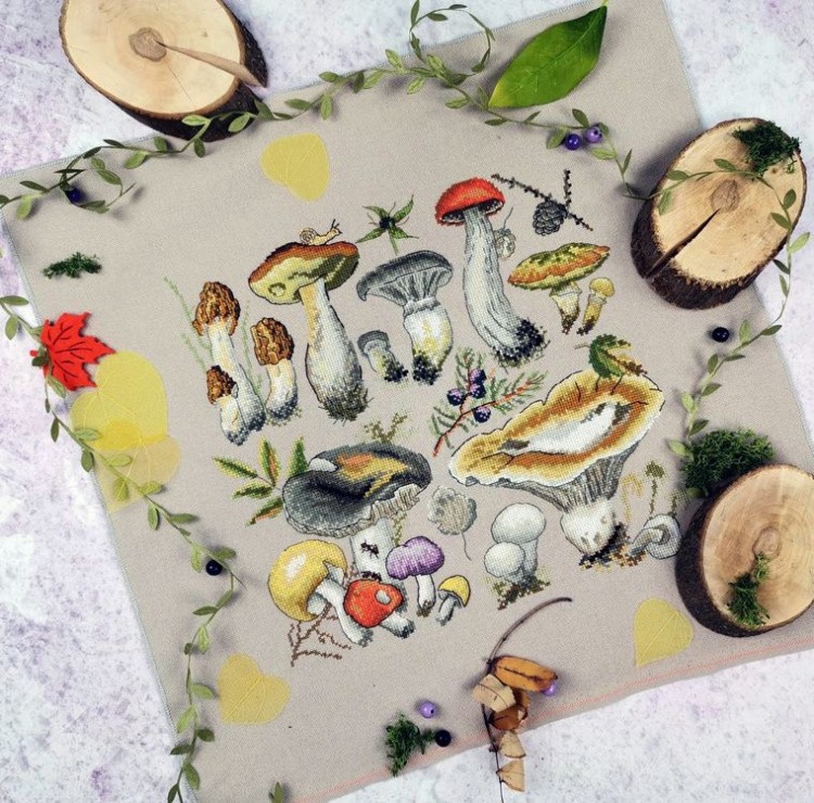 Набор для вышивания «Ассорти грибное» — картинка 4