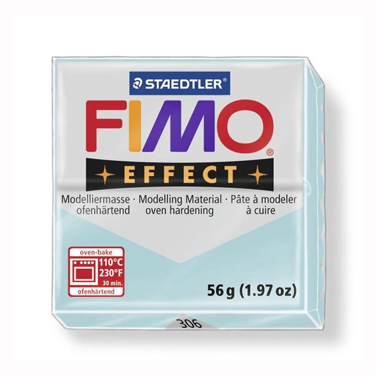Полимерная глина FIMO Effect, цвет: голубой кварц, 57 г