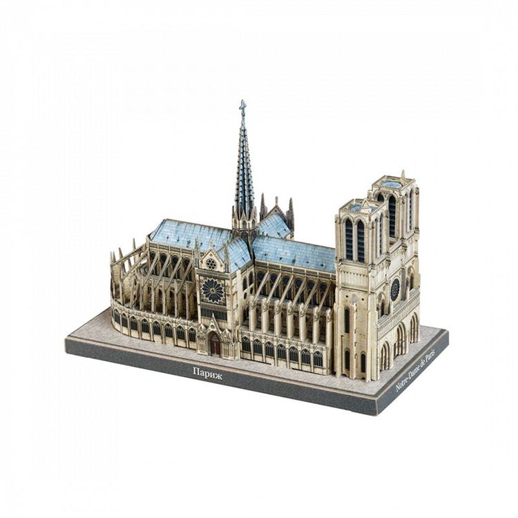 Сборная модель из картона «Собор Парижской Богоматери. Серия Шедевры мировой архитектуры» — картинка 2