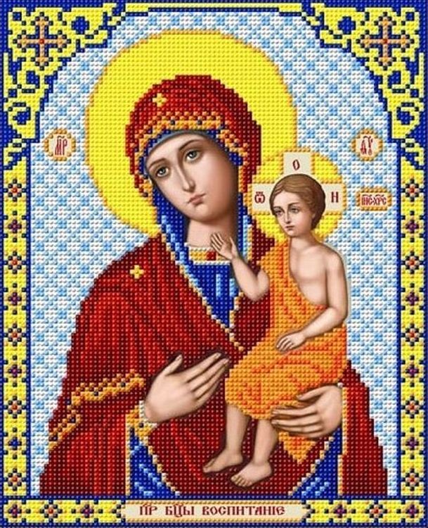 Рисунок на ткани «Богородица Воспитание»