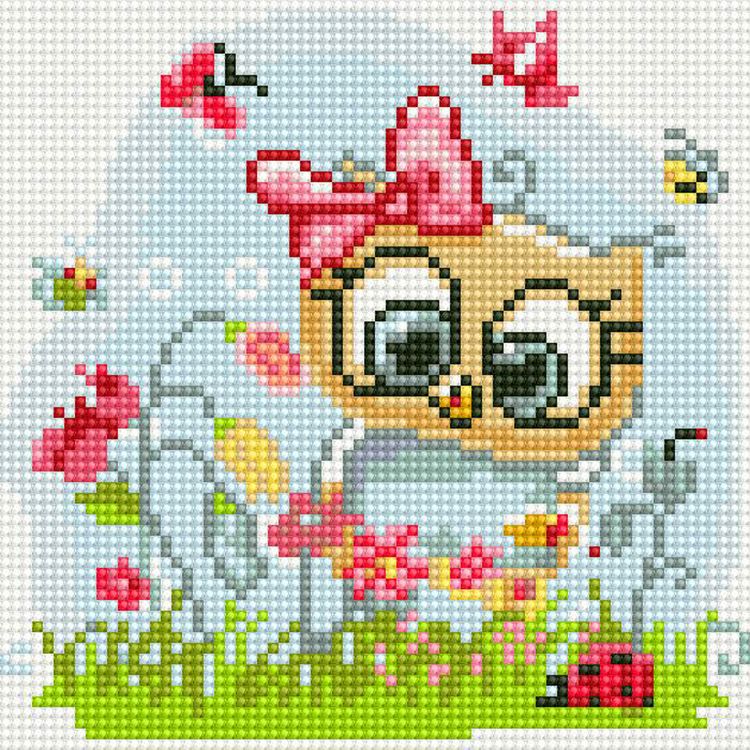 Алмазная вышивка «На лужайке» — картинка 2