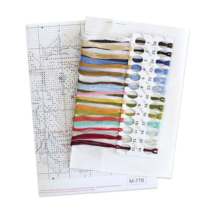 Набор для вышивания «Двое под зонтом» — картинка 2