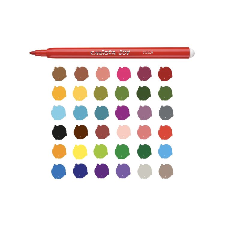 Фломастеры «Joy» 36 цв., Carioca — картинка 2