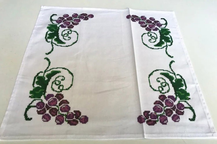 Набор для вышивания «Виноградная лоза - салфетка» — картинка 3