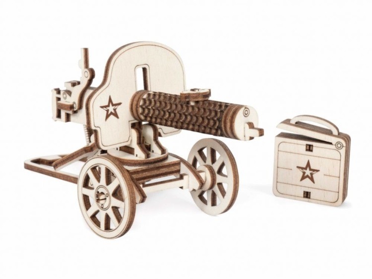 Конструктор из дерева «Пулемёт», Армия России — картинка 4