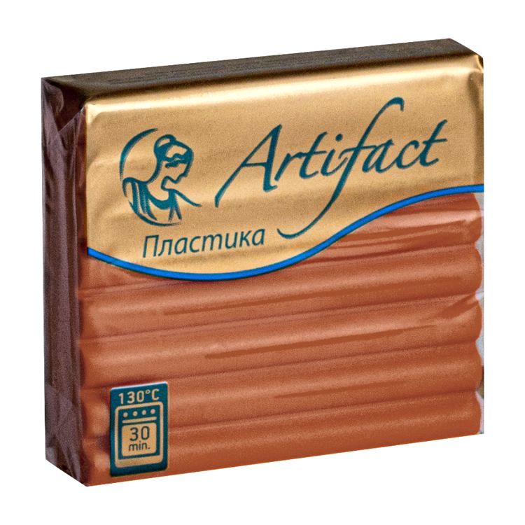 Полимерная глина, брус 56 г, цвет: макадамия, Artifact