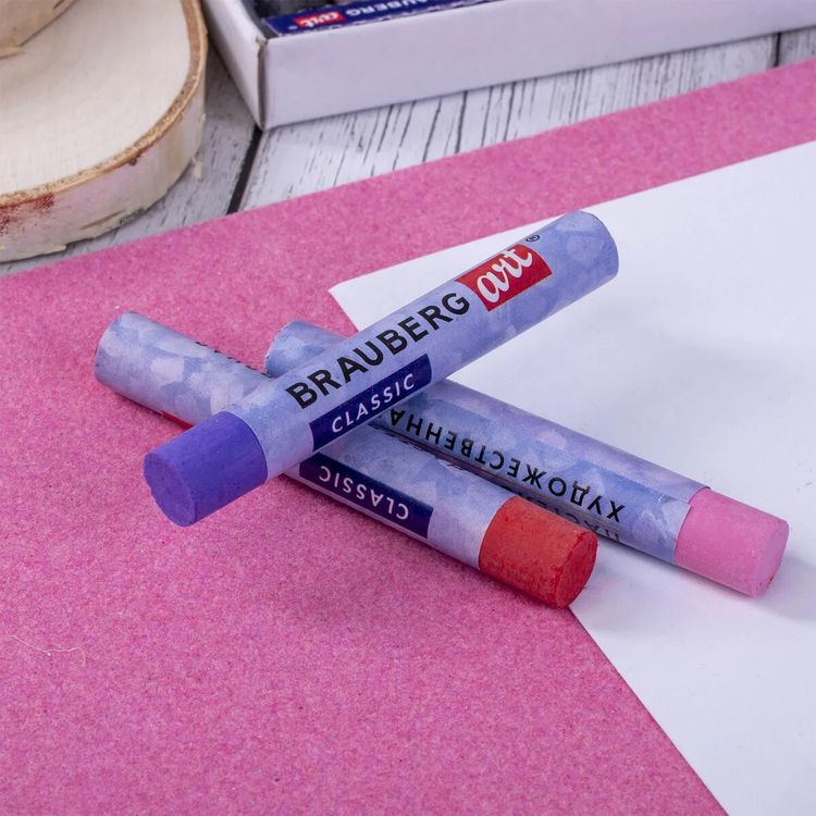 Пастель масляная художественная, 24 цв., круглое сечение, BRAUBERG ART CLASSIC — картинка 13