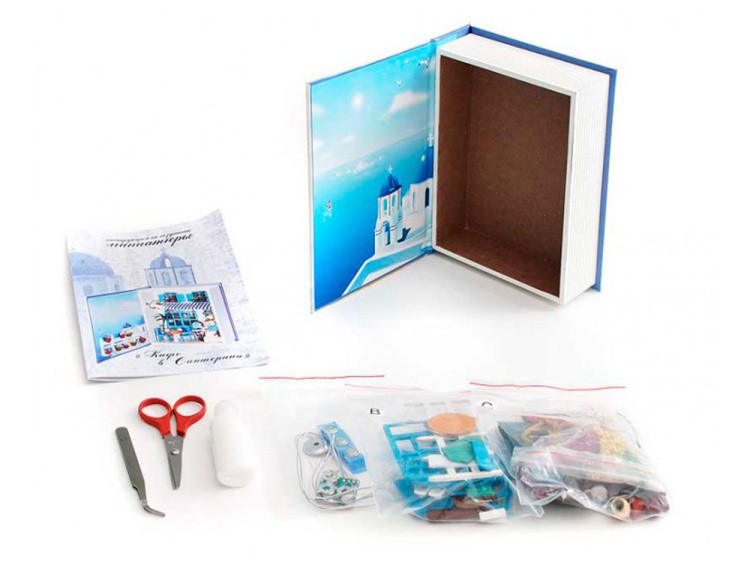 Набор для создания миниатюры «Кафе в Санторини» — картинка 2