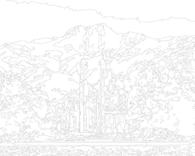 Картина по номерам «Армения: памятник и гора Хуступ 40x50» — картинка 3