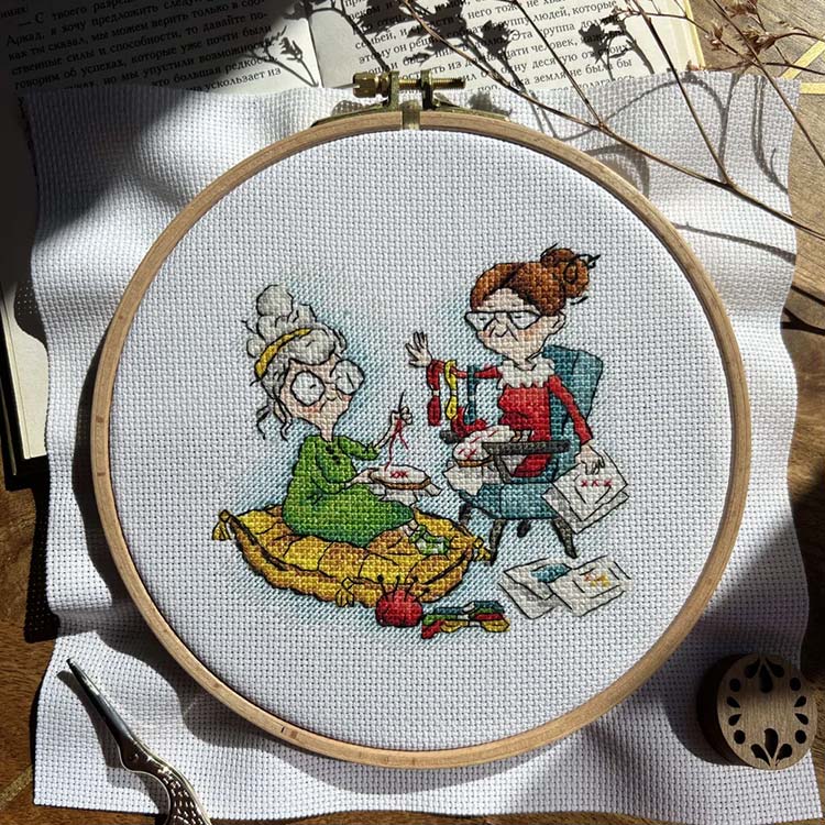 Набор для вышивания «Бабушки-вышивальщицы» — картинка 2