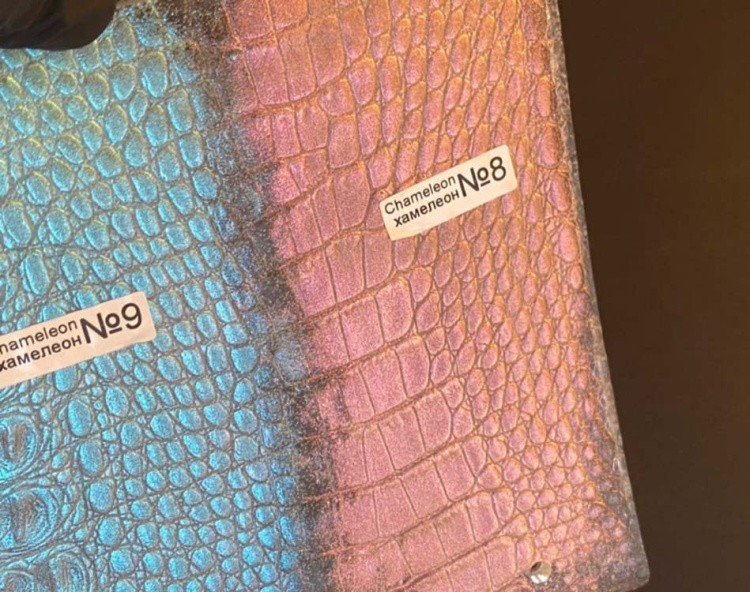 №8 Сhameleon pigment Хамелеон (цвет розово-желтый) 10 г, Art Blong — картинка 3