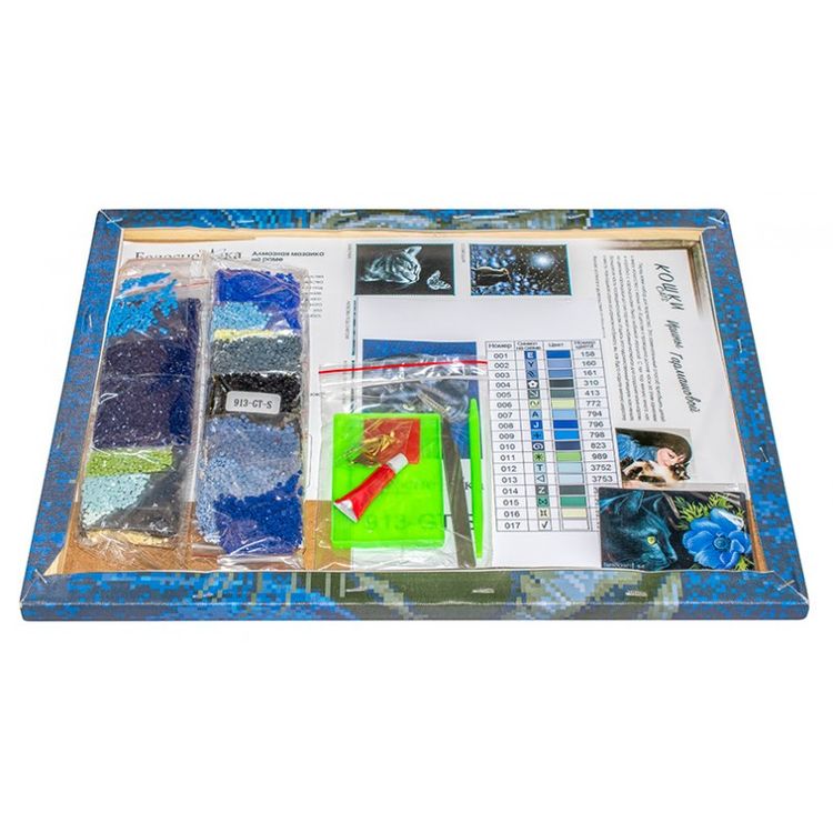 Алмазная вышивка «Гипнотический взгляд» — картинка 3