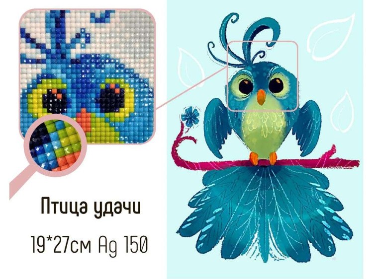 Алмазная вышивка «Птица Удачи» — картинка 2