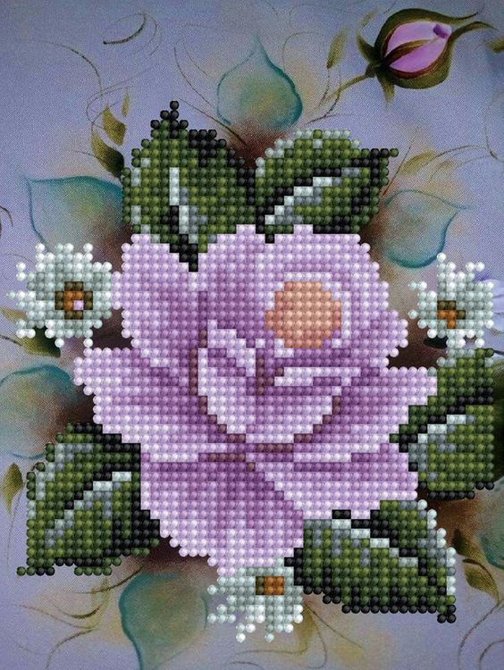 Алмазная вышивка «Винтажная роза» — картинка 2