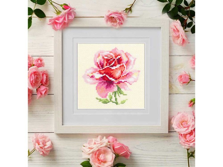 Набор для вышивания «Розовая роза» — картинка 4