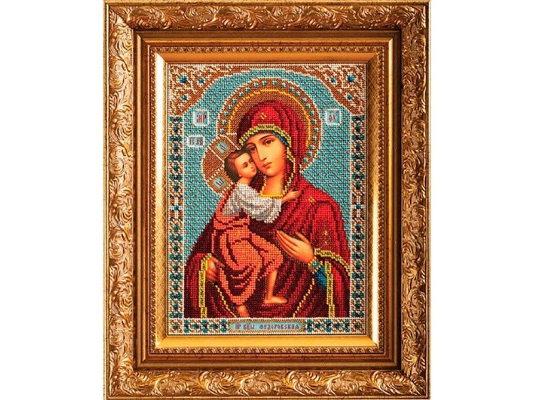 Набор вышивки бисером «Федоровская Богородица» — картинка 2