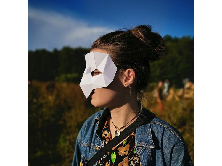 Бумажная модель для склеивания Набор масок для взрослых, 5 шт. — картинка 3