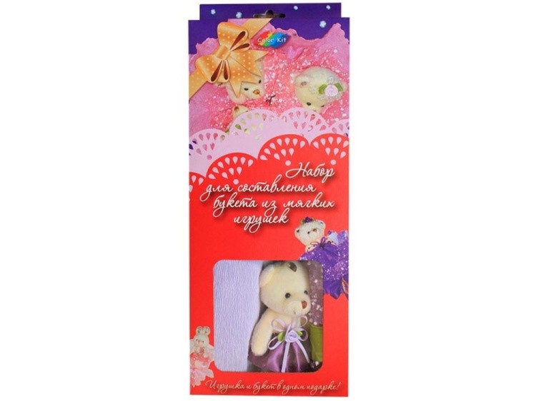 Набор для создания букета «Лиловое настроение» — картинка 3