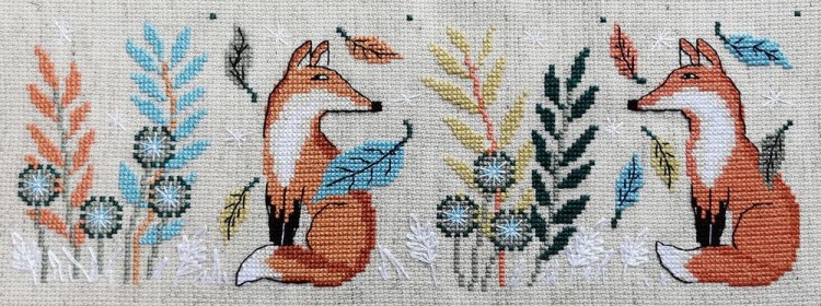 Набор для вышивания «Карандашница. Лисы» — картинка 2
