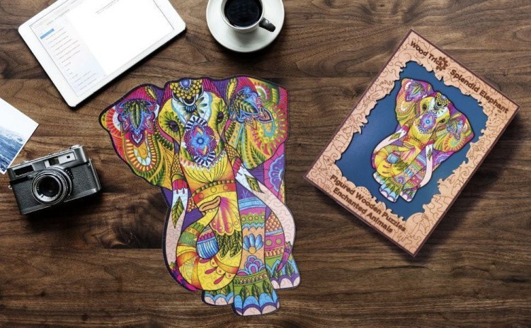 Деревянный пазл Wood Trick «Великолепный Слон» — картинка 2