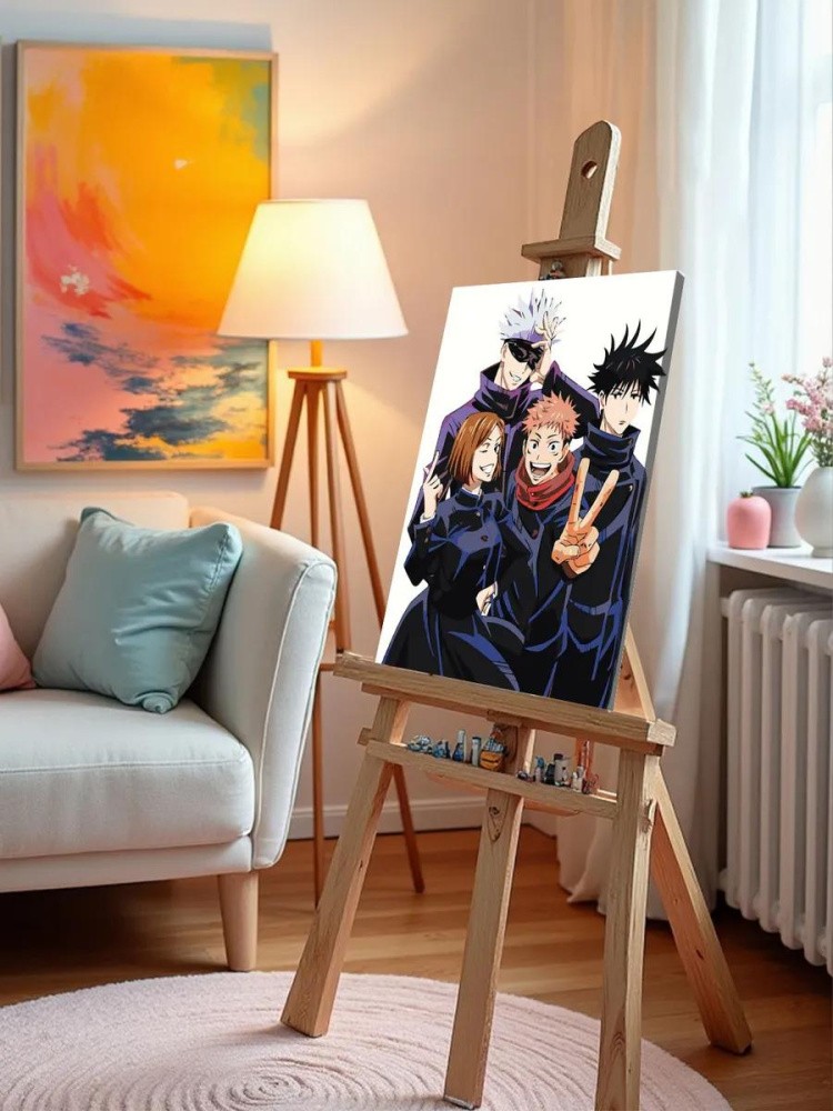 Картина по номерам «Аниме манга Магическая битва 40x50» — картинка 9