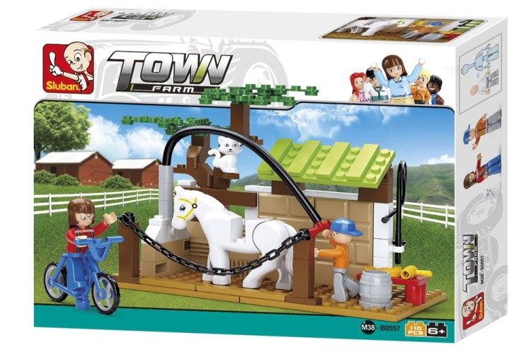 Конструктор «Город. Мойка для лошади», 110 деталей — картинка 3