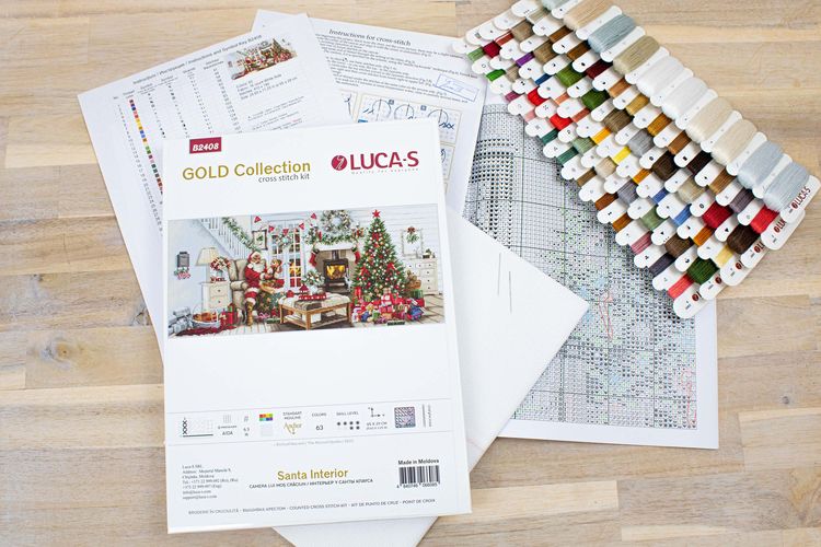 Набор для вышивания «Интерьер у Санты Клауса» — картинка 3