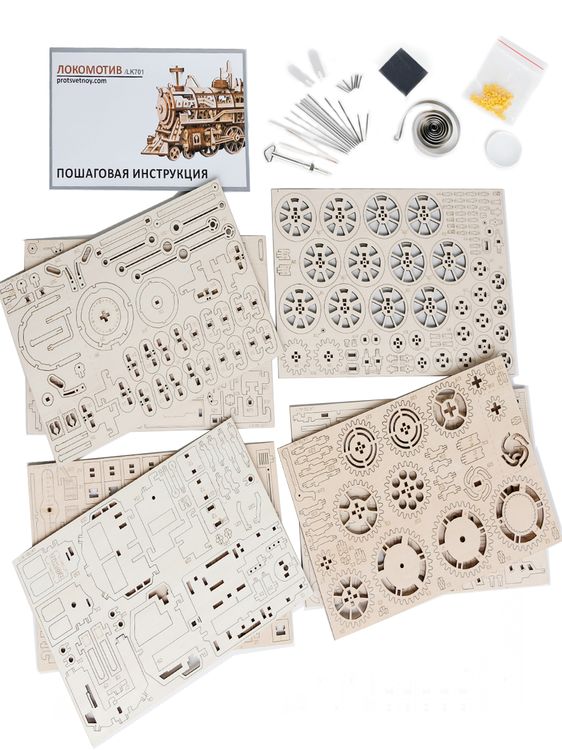 3D-пазл Локомотив, 349 элементов — картинка 6