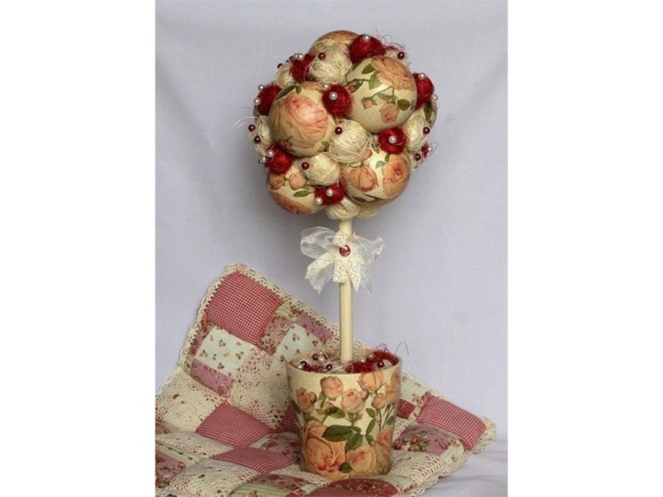 Шары елочные пластиковые белые для декорирования (d 6 см), 4 шт. — картинка 8