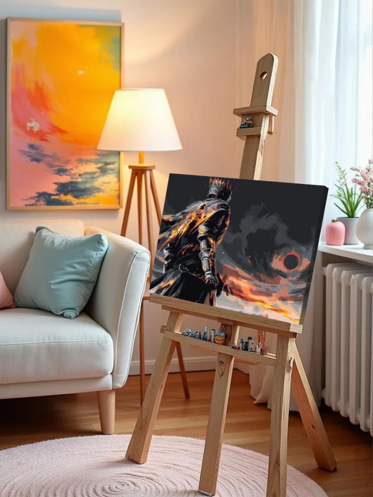 Картина по номерам «Dark Souls Дарк Соулс: Душа пепла» — картинка 9