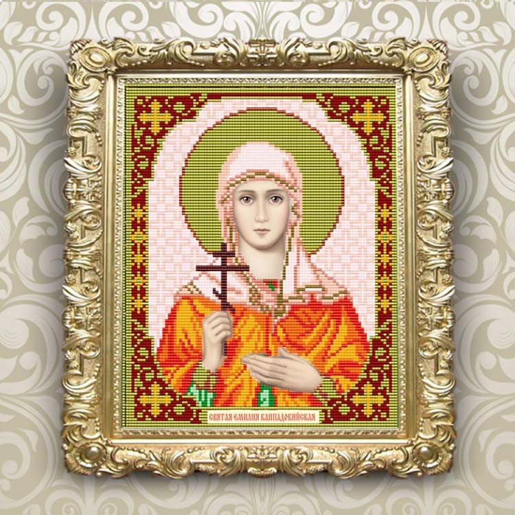 Рисунок на ткани «Святая Емилия Каппадокийская» — картинка 2