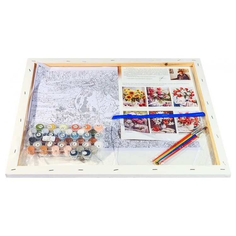 Картина по номерам «Летние прогулки» — картинка 3