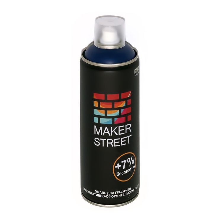 Эмаль MAKERSTREET для граффити и декоративных работ MS400, 503 Темно-синий
