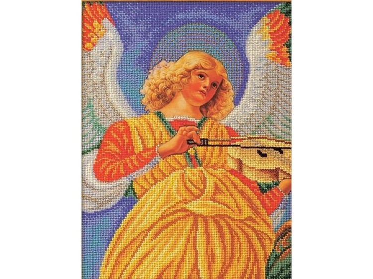 Набор вышивки бисером «Музицирующий ангел. Секондо»