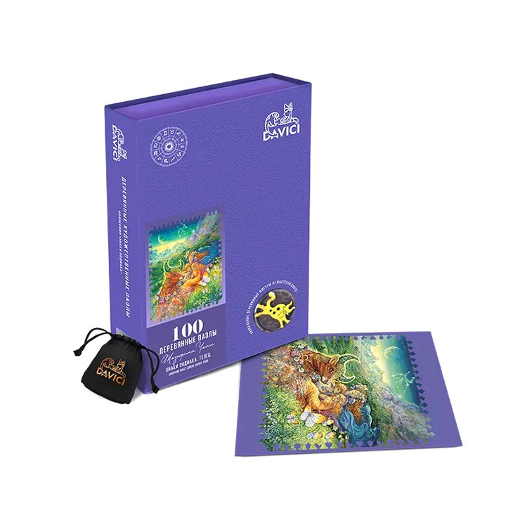 Деревянные пазлы DAVICI «Знак зодиака. Телец» — картинка 6