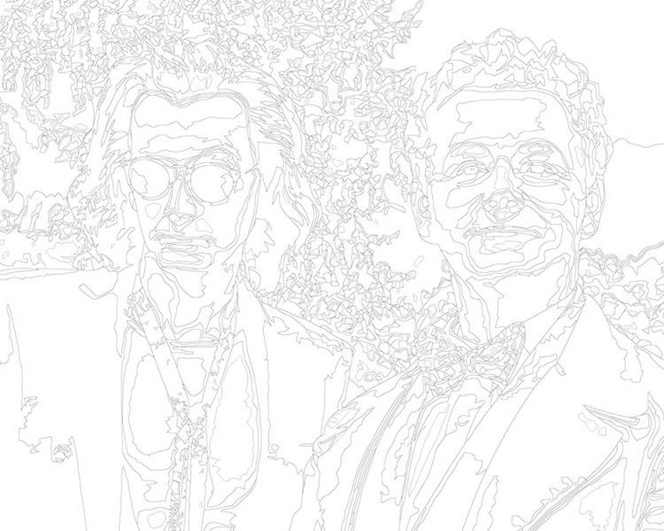 Картина по номерам «Благие знамения: Азирафель и Кроули 2» — картинка 3