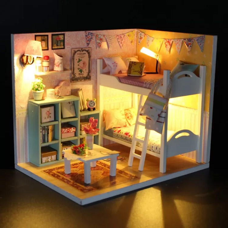 Сборная модель Румбокс. Миниатюрная комната «Спальня Шерил» — картинка 3