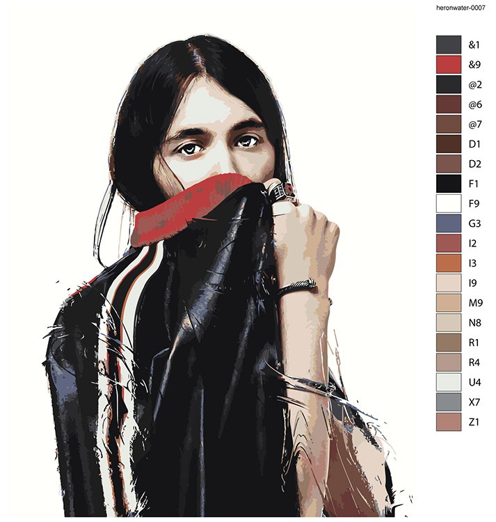 Картина по номерам «Рэпер Heronwater 6» — картинка 2