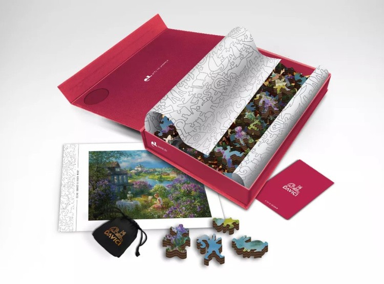 Деревянные пазлы DAVICI «Домик в сирени» — картинка 15