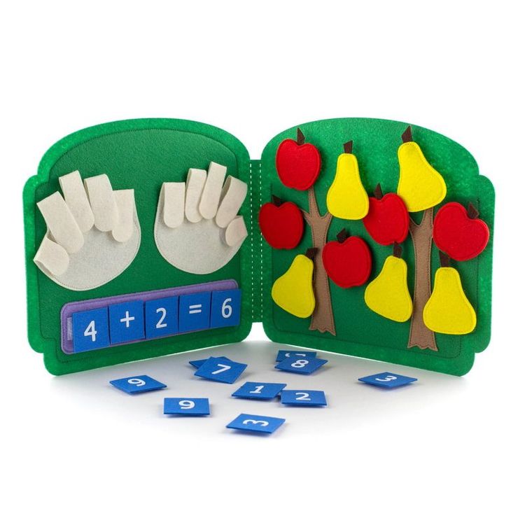 Развивающий планшет из фетра «Учим счет» — картинка 4
