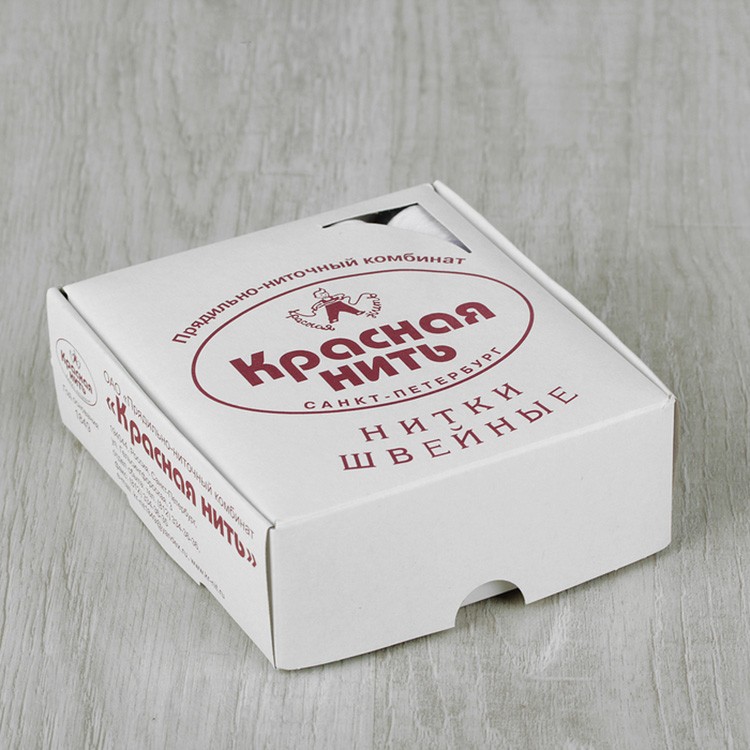 Нитки 45лл 200 м цвет белый (20 шт.) — картинка 3