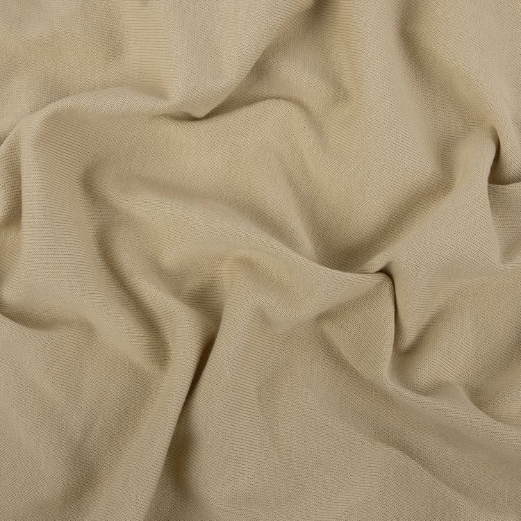 Трикотаж кукольный, 5 м x 165 см, 225 г/м2, 100% хлопок, цвет: №07 серый/бежевый, Peppy — картинка 3