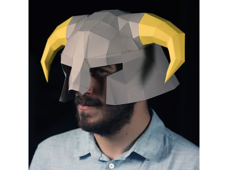 Бумажная модель для склеивания шлем «Викинг»