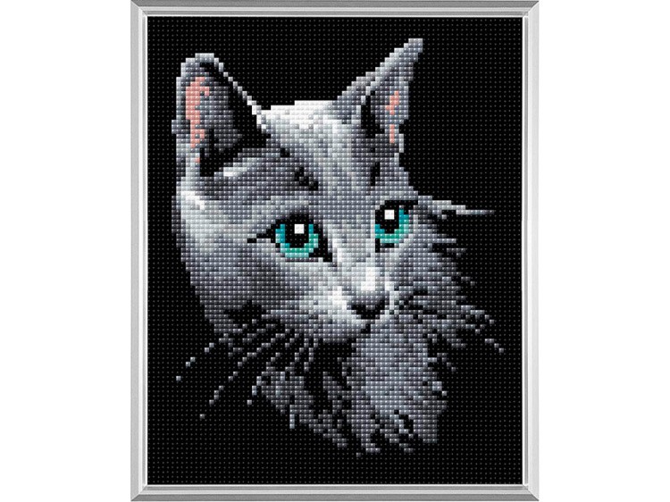 Алмазная вышивка «Русская голубая» — картинка 2