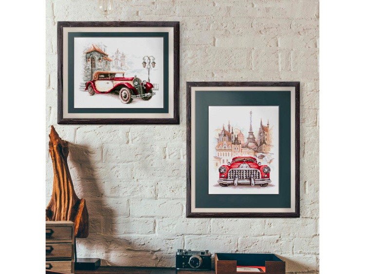 Набор для вышивания «Ретро-автомобиль. Кадиллак» — картинка 4