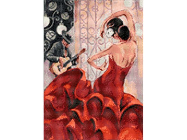 Алмазная вышивка «Жаркая сальса» — картинка 3