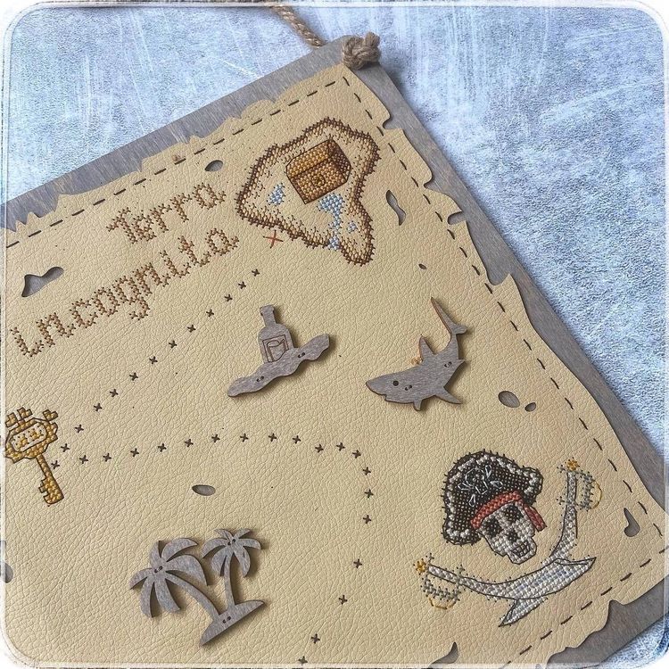 Комплект для создания интерьерного панно «Terra incognita» — картинка 2