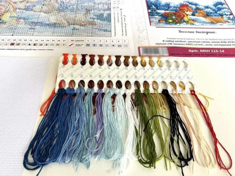 Набор для вышивания «Веселые выходные» — картинка 9