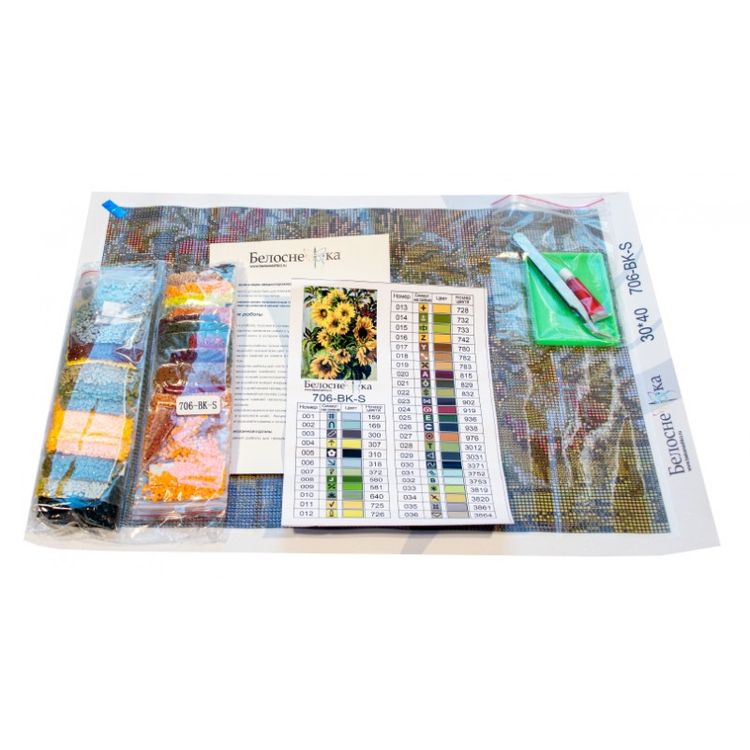 Алмазная вышивка «Отражения солнца» — картинка 3